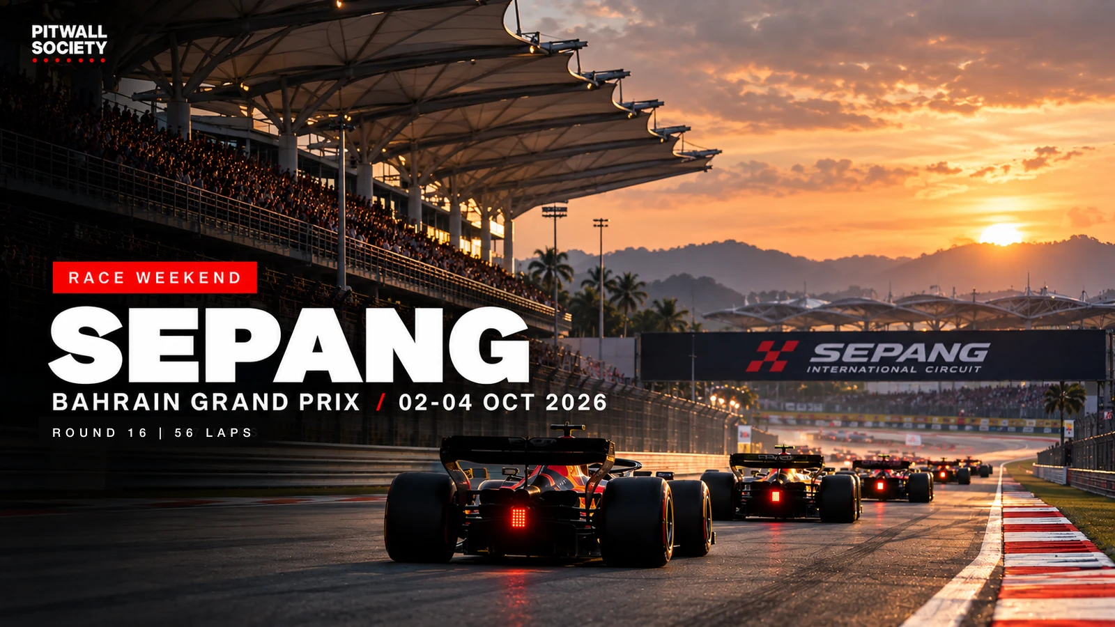 Bahrain Grand Prix race weekend at Sepang International Circuit in Malaysia